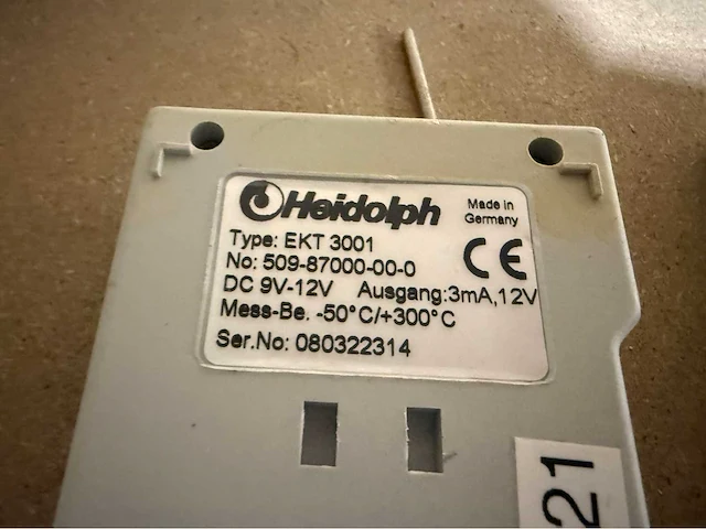 Heidolph ekt 3001 temperatuurmeter (3x) - afbeelding 8 van  8