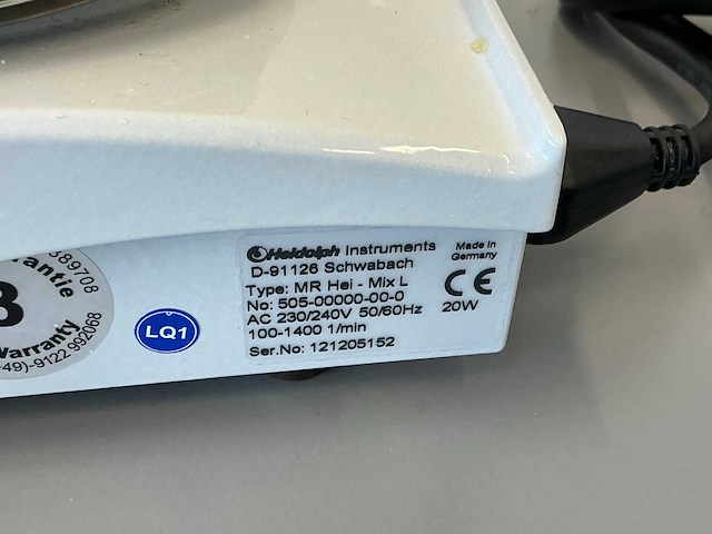 Heidolph mr hei-mix l magnetische roermachine - afbeelding 5 van  6