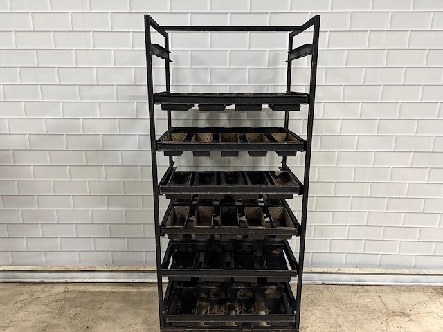 Hein - stone roll - 7 delige - rvs - ovenwagen - afbeelding 1 van  6