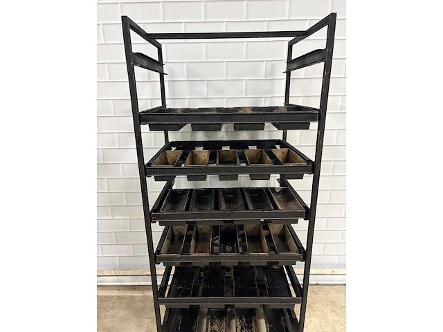 Hein - stone roll - 7 delige - rvs - ovenwagen - afbeelding 3 van  3