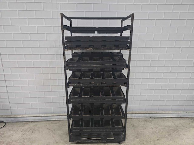 Hein - stone roll -7 delige rvs ovenwagen - afbeelding 1 van  5