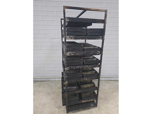 Hein - stone roll -7 delige rvs ovenwagen - afbeelding 4 van  5