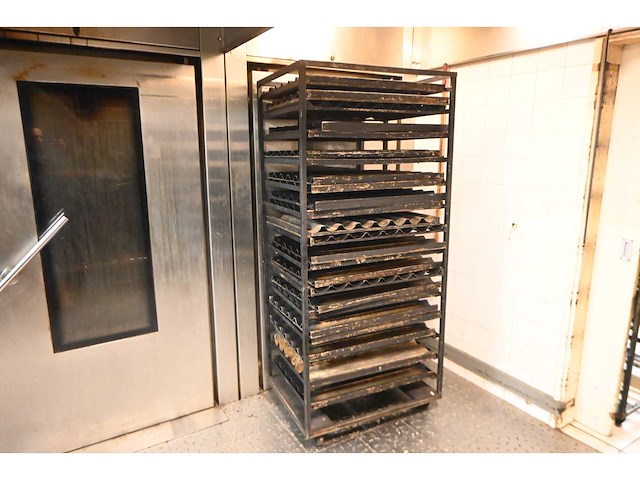 Hein - stoneroll - 14-delige rvs oven wagen - afbeelding 1 van  3