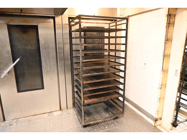 Hein - stoneroll - 14-delige rvs oven wagen - afbeelding 1 van  3