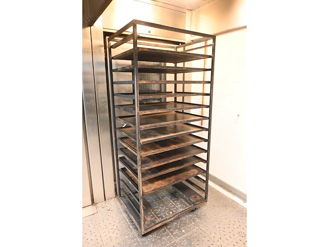 Hein - stoneroll - 14-delige rvs oven wagen - afbeelding 2 van  3