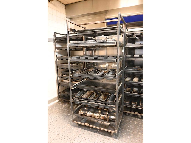 Hein - stoneroll - 7-delige rvs oven wagen (4x) - afbeelding 5 van  6