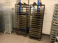 Hein 15-delige rvs bakkerijoven wagen (2x) - afbeelding 1 van  6