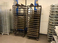 Hein 15-delige rvs bakkerijoven wagen (2x) - afbeelding 2 van  6