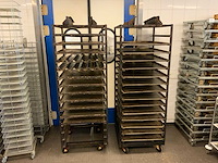 Hein 15-delige rvs bakkerijoven wagen (2x) - afbeelding 4 van  6