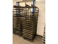 Hein 15-delige rvs bakkerijoven wagen (2x) - afbeelding 5 van  6
