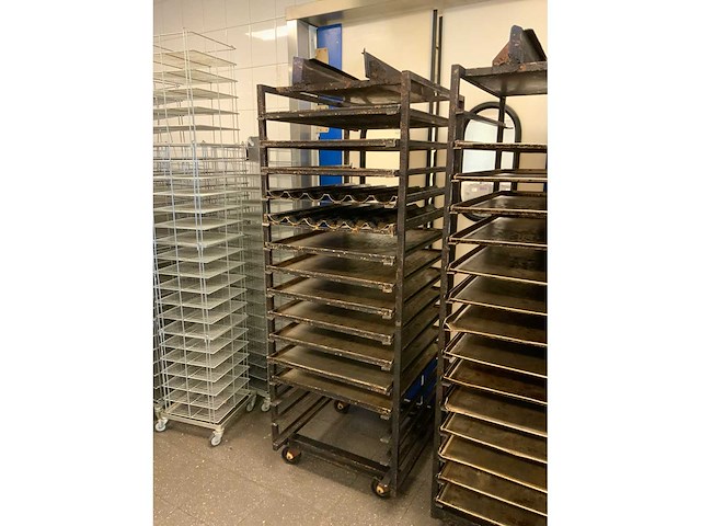 Hein 15-delige rvs bakkerijoven wagen (2x) - afbeelding 6 van  6