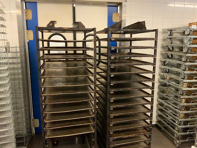 Hein 15-delige rvs bakkerijoven wagen (2x) - afbeelding 3 van  7