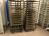 Hein 15-delige rvs bakkerijoven wagen (2x) - afbeelding 4 van  7