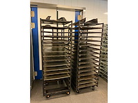 Hein 15-delige rvs bakkerijoven wagen (2x) - afbeelding 5 van  7