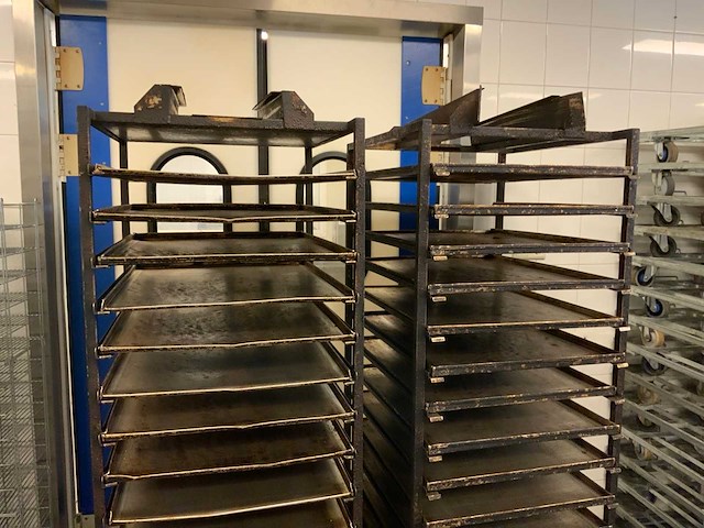 Hein 15-delige rvs bakkerijoven wagen (2x) - afbeelding 6 van  7