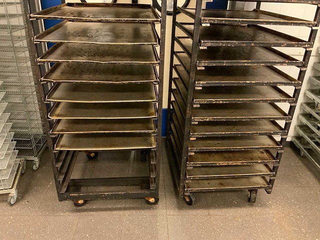 Hein 15-delige rvs bakkerijoven wagen (2x) - afbeelding 7 van  7