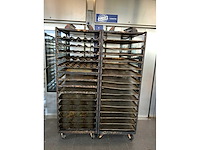 Hein 15-delige rvs bakkerijoven wagen (2x) - afbeelding 2 van  4