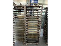 Hein 15-delige rvs bakkerijoven wagen (2x) - afbeelding 3 van  11