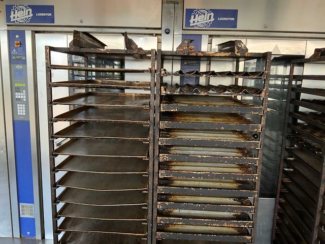 Hein 15-delige rvs bakkerijoven wagen (2x) - afbeelding 6 van  11
