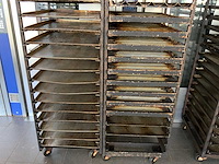 Hein 15-delige rvs bakkerijoven wagen (2x) - afbeelding 7 van  11