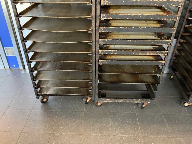 Hein 15-delige rvs bakkerijoven wagen (2x) - afbeelding 8 van  11
