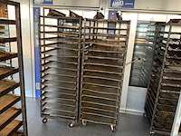 Hein 15-delige rvs bakkerijoven wagen (2x) - afbeelding 1 van  7