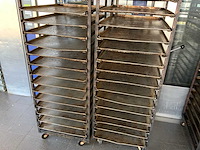Hein 15-delige rvs bakkerijoven wagen (2x) - afbeelding 3 van  7