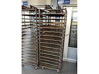 Hein 15-delige rvs bakkerijoven wagen (2x) - afbeelding 5 van  7