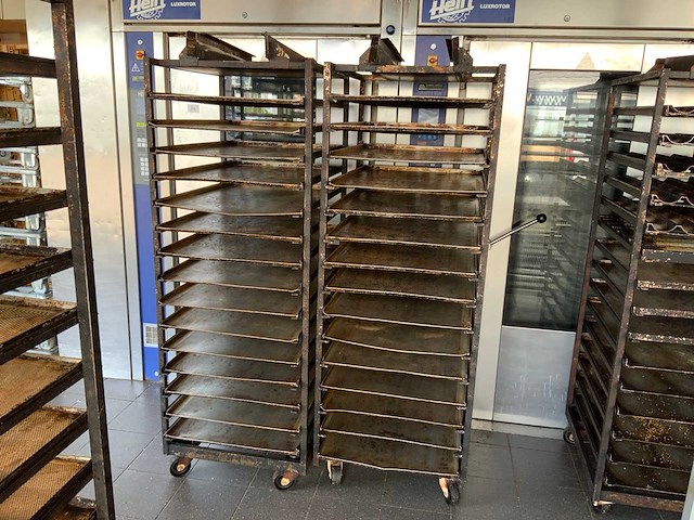 Hein 15-delige rvs bakkerijoven wagen (2x) - afbeelding 7 van  7