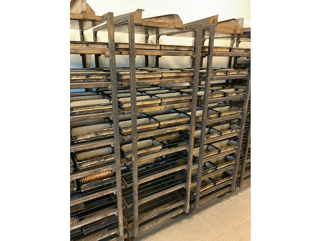 Hein 15-delige rvs bakkerijoven wagen (2x) - afbeelding 4 van  16