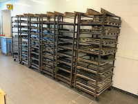 Hein 15-delige rvs bakkerijoven wagen (2x) - afbeelding 5 van  16