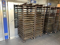 Hein 15-delige rvs bakkerijoven wagen (2x) - afbeelding 1 van  16