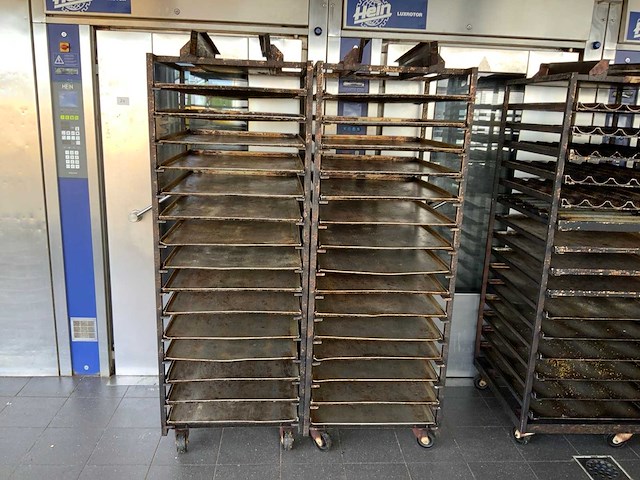 Hein 15-delige rvs bakkerijoven wagen (2x) - afbeelding 9 van  16