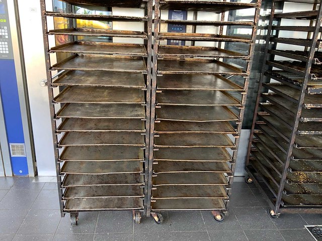Hein 15-delige rvs bakkerijoven wagen (2x) - afbeelding 12 van  16