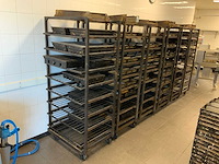 Hein 15-delige rvs bakkerijoven wagen (2x) - afbeelding 15 van  16