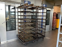 Hein 15-delige rvs bakkerijoven wagen (2x) - afbeelding 1 van  5