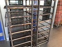 Hein 8-delige rvs bakkerijoven wagen (2x) - afbeelding 3 van  9