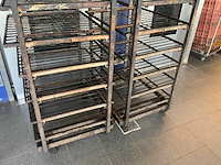 Hein 8-delige rvs bakkerijoven wagen (2x) - afbeelding 4 van  9