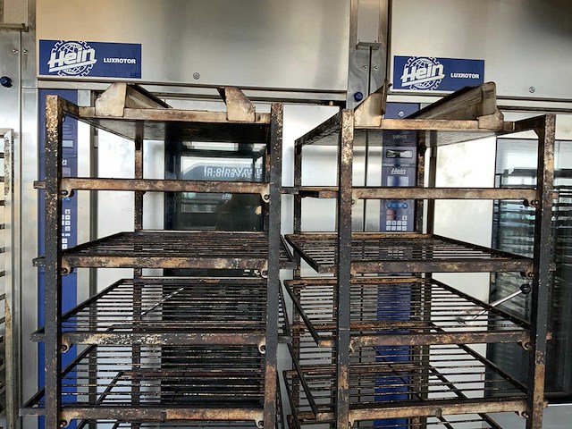 Hein 8-delige rvs bakkerijoven wagen (2x) - afbeelding 5 van  9