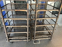 Hein 8-delige rvs bakkerijoven wagen (2x) - afbeelding 7 van  9