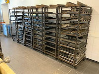 Hein 8-delige rvs bakkerijoven wagen (6x) - afbeelding 9 van  10