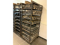 Hein 8-delige rvs bakkerijoven wagen (6x) - afbeelding 10 van  10