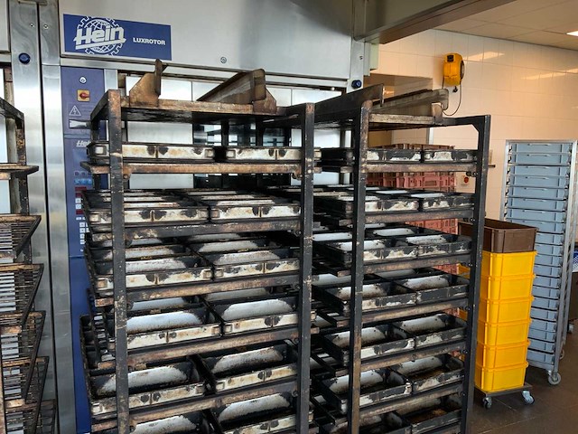 Hein 9-delige rvs bakkerijoven wagen (2x) - afbeelding 2 van  8