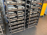Hein 9-delige rvs bakkerijoven wagen (2x) - afbeelding 4 van  8