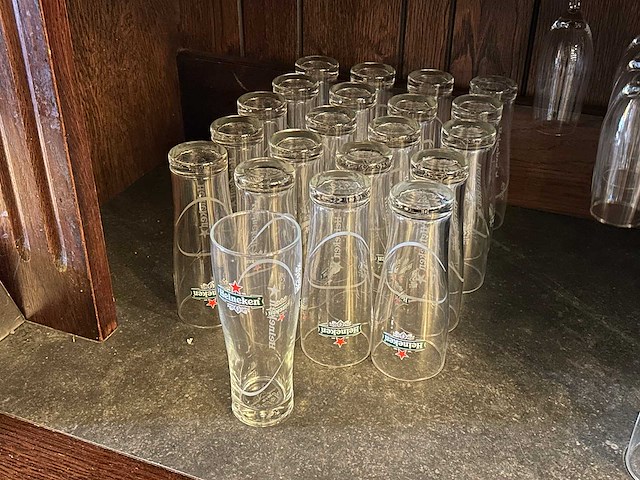 Heineken - vaasje - bierglas 0,25l (21x) - afbeelding 3 van  3