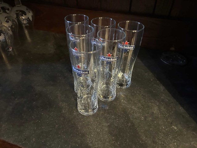 Heineken 0.0 - vaasje - bierglas 0,25l (6x) - afbeelding 2 van  3
