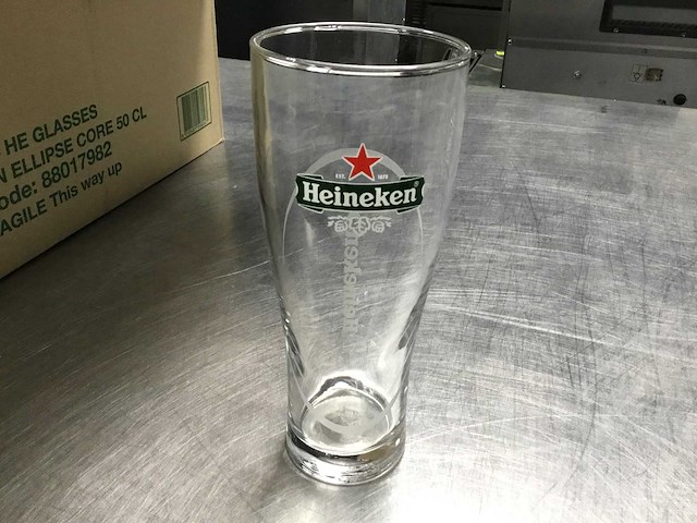 Heineken bierglas - 0,5 - afbeelding 1 van  5