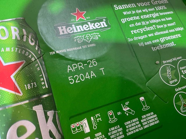 Heineken blik pils bier (1440x) - afbeelding 6 van  6