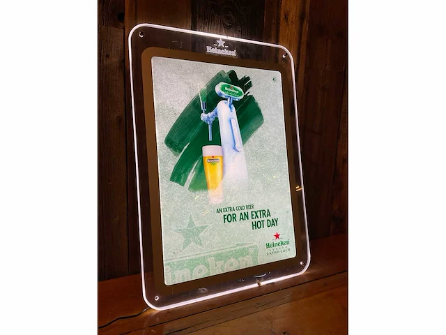 Heineken extra cold | horeca-/reclamebord - afbeelding 2 van  4