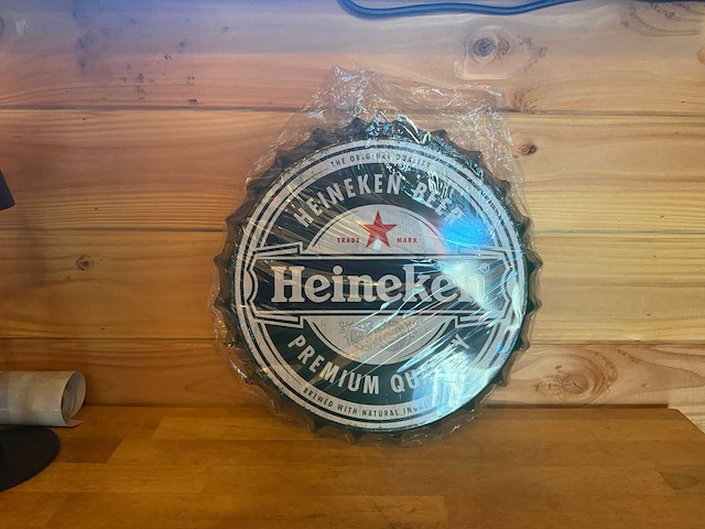 Heineken reclamebord 35cm - afbeelding 2 van  2